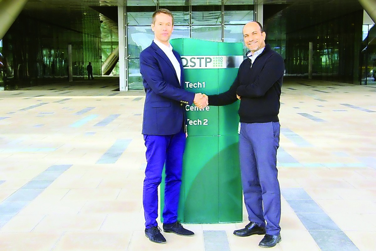 Dr Maher Hakim (right), Managing Director of QSTP, with Alar Kolk, President of EIA.