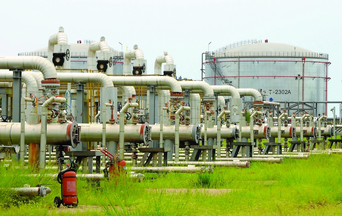 A section of the plant at the Dar Petroleum Operating Company oil production operated in Palogue oil field within Upper Nile State in South Sudan.