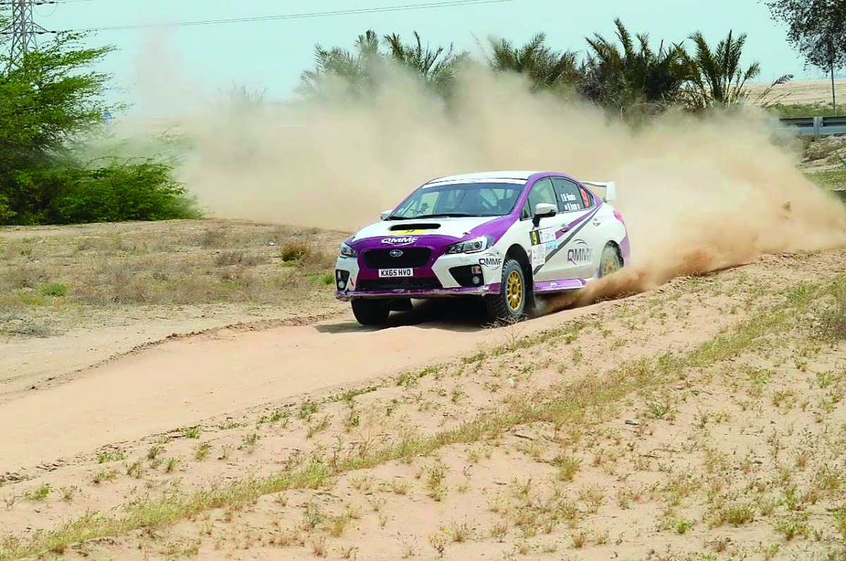 Rashid Al Naimi in action during last year's Jordan Rally. He will drive a new Subaru WRX STi in Qatar.