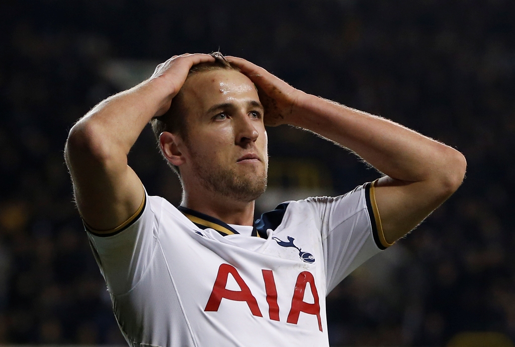 Tottenham's Harry Kane looks dejected after his goal is disallowed Action Images via Reuters / Paul Childs Livepic 
