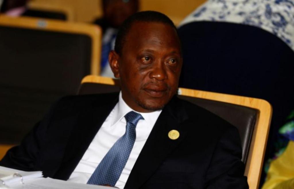 Kenya's President Uhuru Kenyatta attends the 28th Ordinary Session of the Assembly of the Heads of State and the Government of the African Union in Ethiopia's capital Addis Ababa, January 30, 2017. REUTERS/Tiksa Negeri