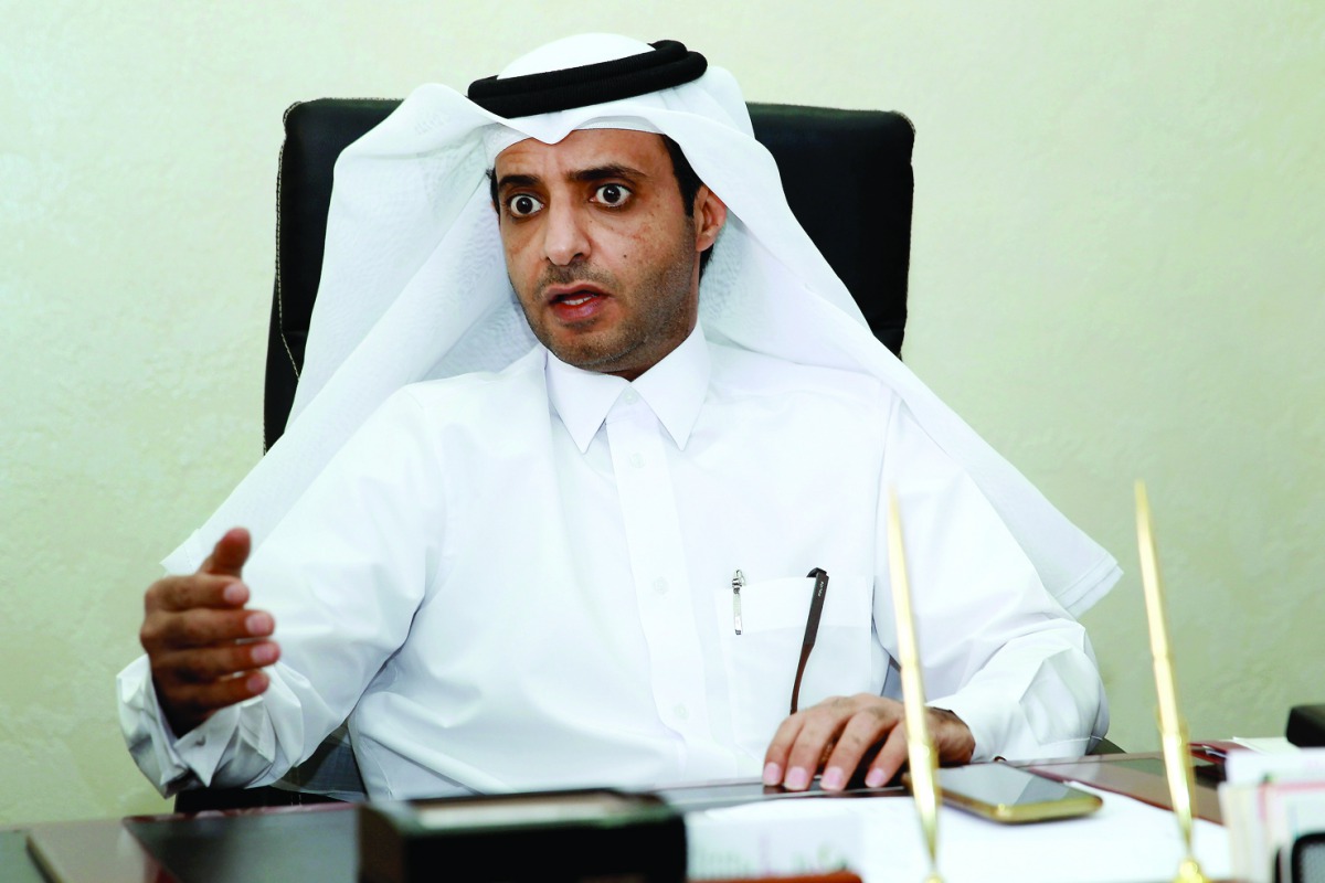 Jaznan Mohammed Al Hajri, Lawyer and Vice-Chairman of the Qatar Lawyers Association, speaking during an interview. Pic: Qassim Rahmatullah / The Peninsula