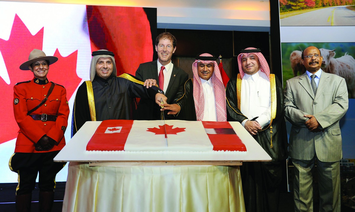 Minister of Education and Higher Education H E Dr Mohammed Abdul Wahed Ali Al Hammadi (second left), Director of American Affairs Department at the Ministry of Foreign Affairs, Ambassador Zayed bin Rashid Al Mansour Al Nuaimi (fourth left), and Ambassador