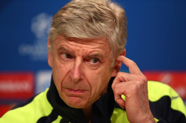 Football Soccer - Arsenal Press Conference - Allianz Arena - 14/2/17 Arsenal manager Arsene Wenger during the press conference Reuters / Michael Dalder Livepic