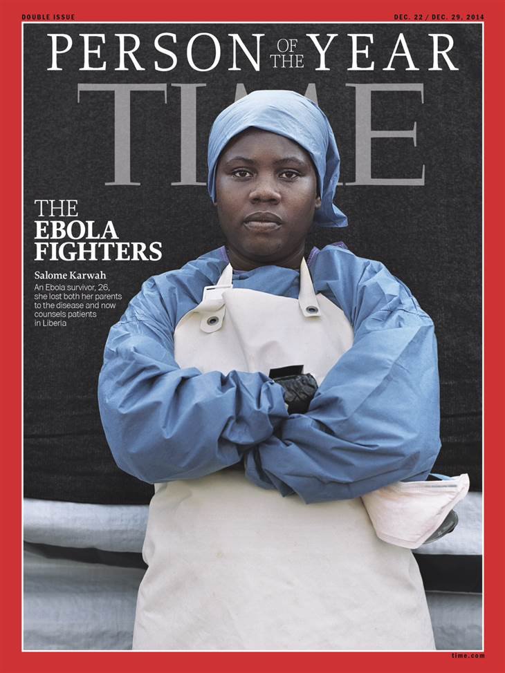 Ebola survivor Salomé Karwah, who was named Time magazine “Person of the Year” in 2014 for her work fighting Ebola in Liberia, died last week four days after suffering complications from giving birth by caesarean section in a major hospital, according to 