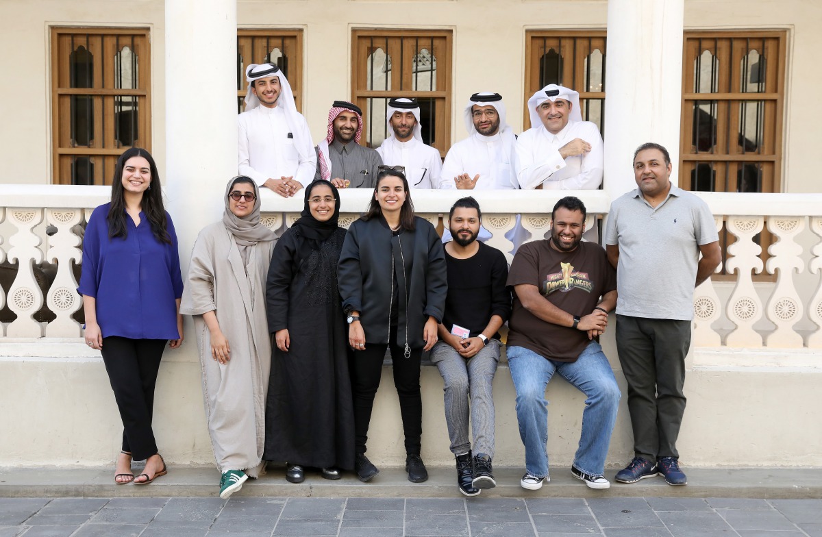 Filmmakers from the 12 Qatar based projects at Qumra 2017