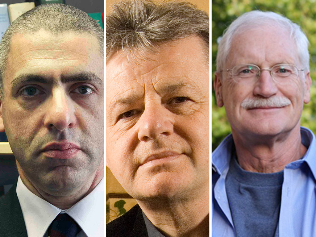 Peter Dayan, Ray Dolan and Wolfram Schultz (Photo courtesy: www.newscientist.com) 
