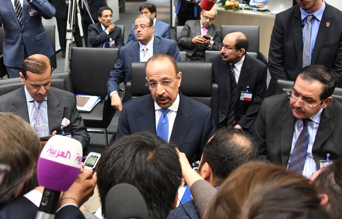 FILE PHOTO: Saudi Arabia minister of energy Khalid A Al-Falih attends the 169th meeting of the OPEC in Vienna on June 2, 2016 (AFP / JOE KLAMAR)