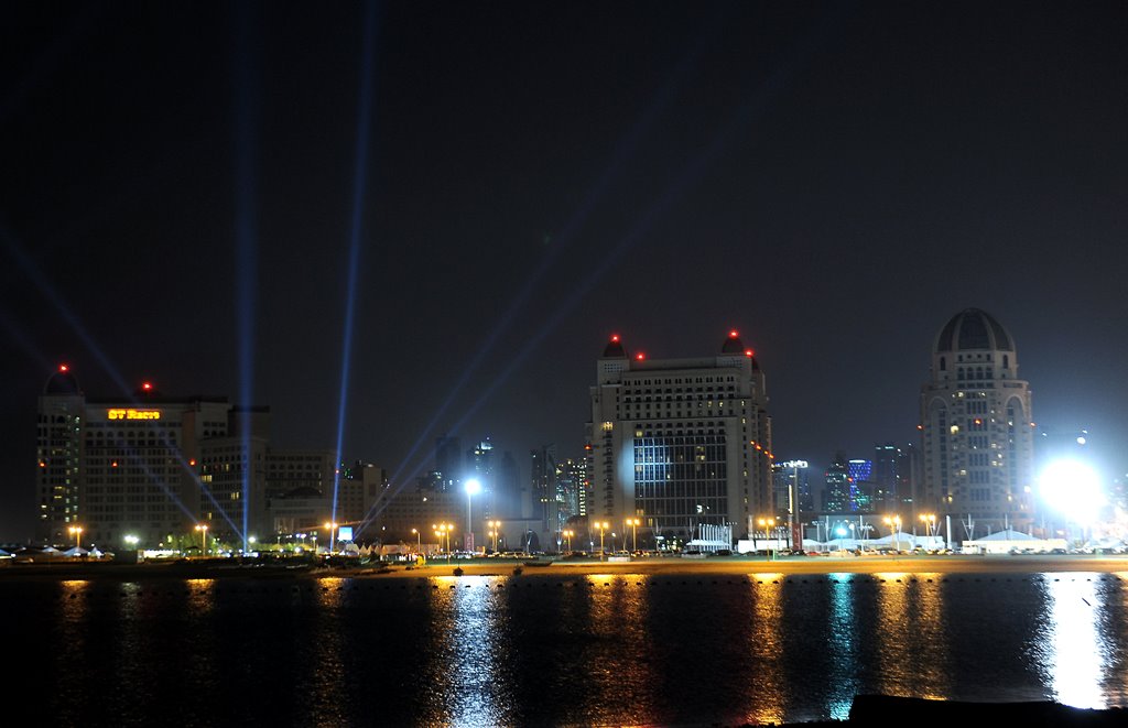 A 2016 file photo of Earth Hour observed in Qatar. 