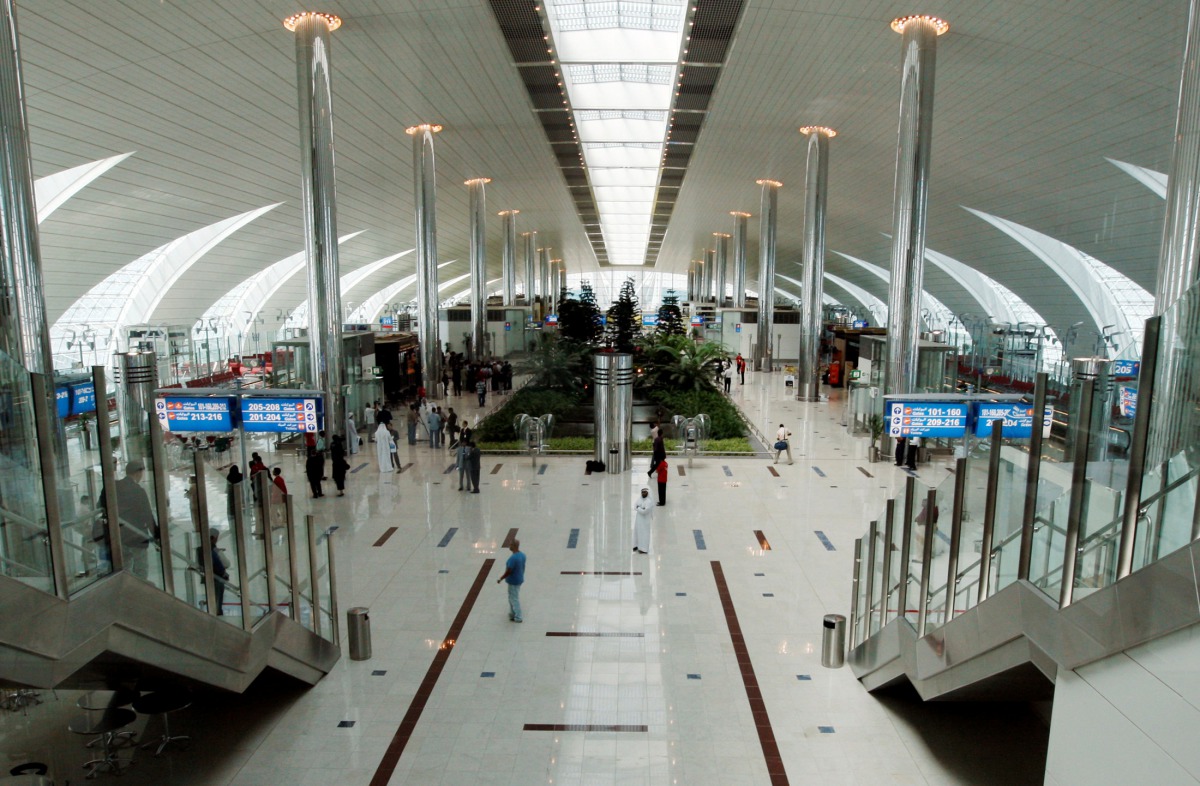 A general view of the departure gates and duty free area at the Emirates' terminal (Terminal 3) in Dubai International Airport, October 9, 2008. (REUTERS/Jumana El Heloueh/File Photo)