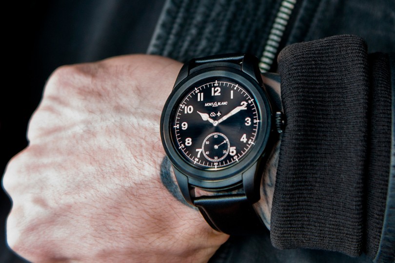 Like the TAG, which is also on the Android platform, the Montblanc watch is targeted to fans of the brand. By designing the case to look like a classic mechanical watch from its 1858 line, it hopes to attract a mix of loyalists and also millennials who ar