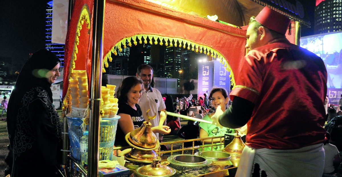 Thousands of people visited the Qatar International Food Festival (QIFF) at the Hotel Park yesterday. Numerous stalls and displays have been attracting the young and old to the festival. Pic: Kammutty VP / The Peninsula