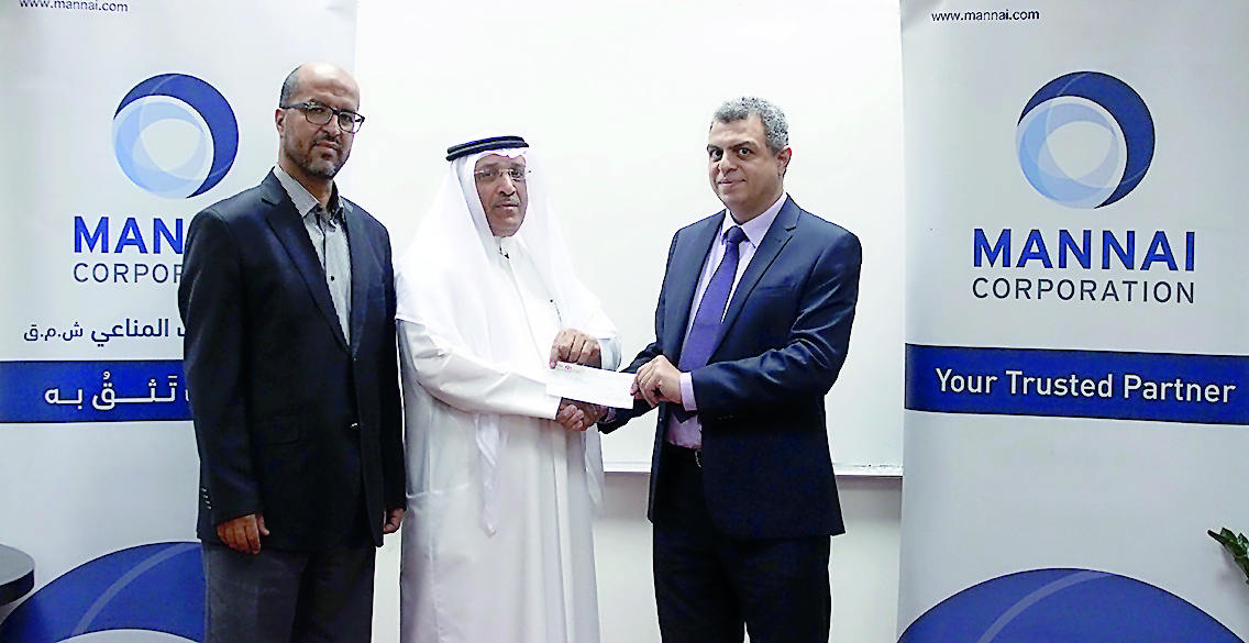 From left: Hamid Moharrar, Saad Shaheen M M Al Kaabi, and Mohamed Mahmoud. 