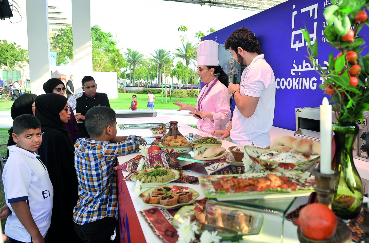A stall at the food festival. Pic: Baher Amin/ The Peninsula