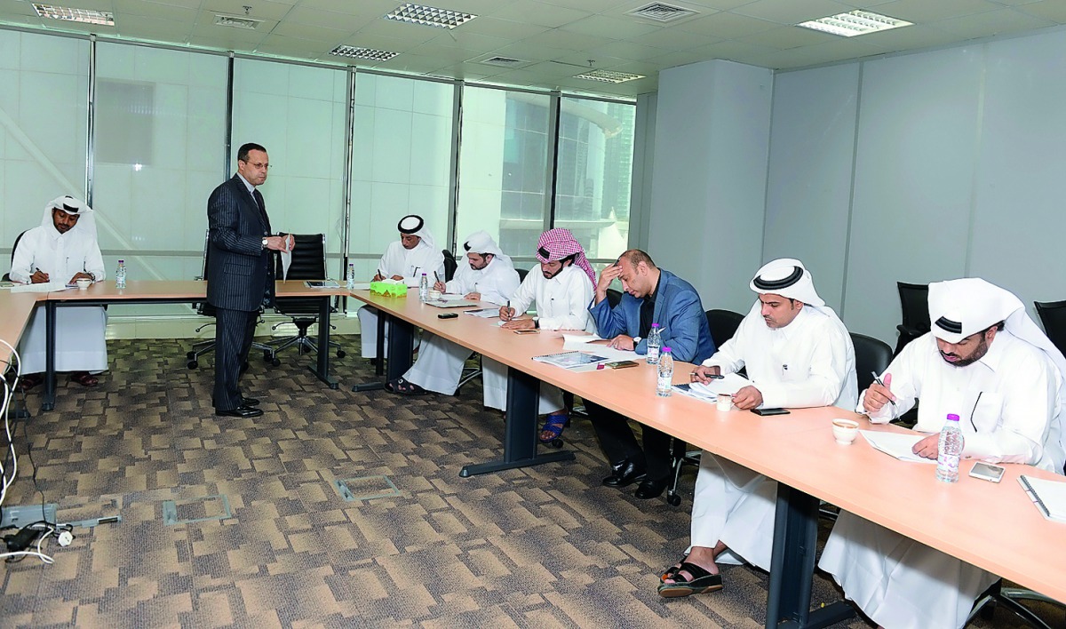Officials at the workshop on protocol and etiquette.