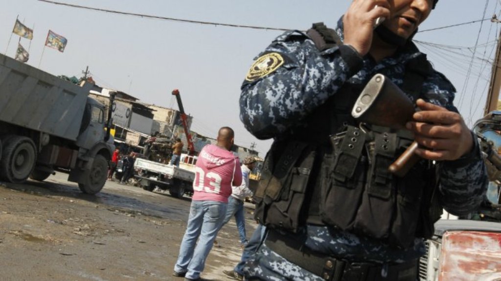 © Sabah Arar, AFP file picture | An official said the five suicide bombers approached the police patrol on foot.