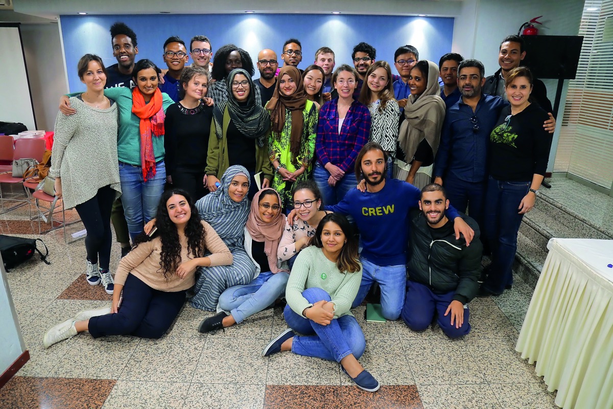 Participants at the WISE Learners’ Voice Program concluded in Athens.