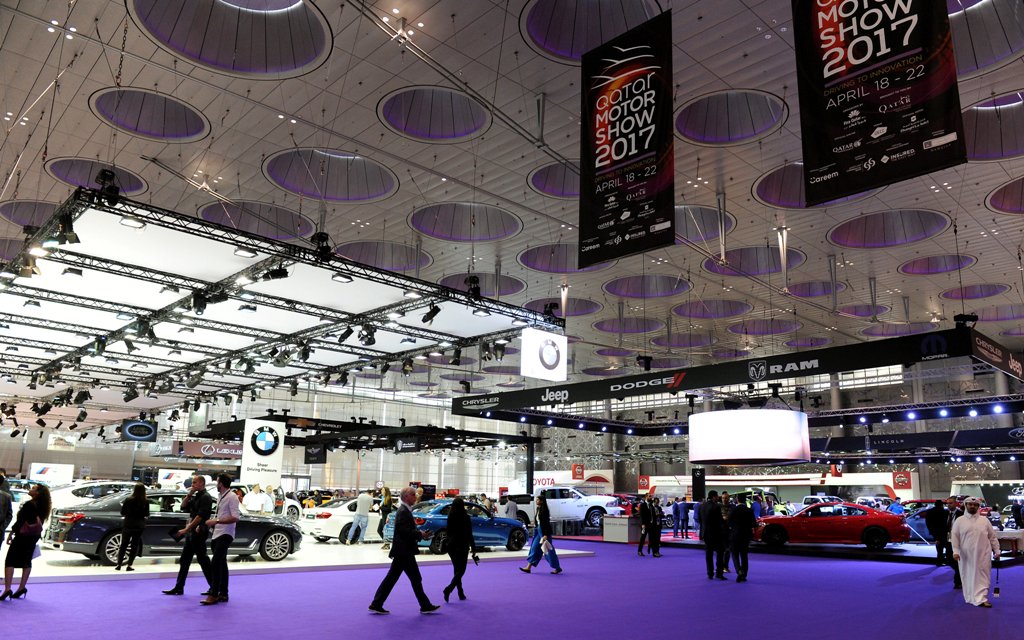 Qatar Motor Show 2017 at the Doha Exhibition and Convention Center, yesterday. Photos by  Salim Matramkot / The Peninsula