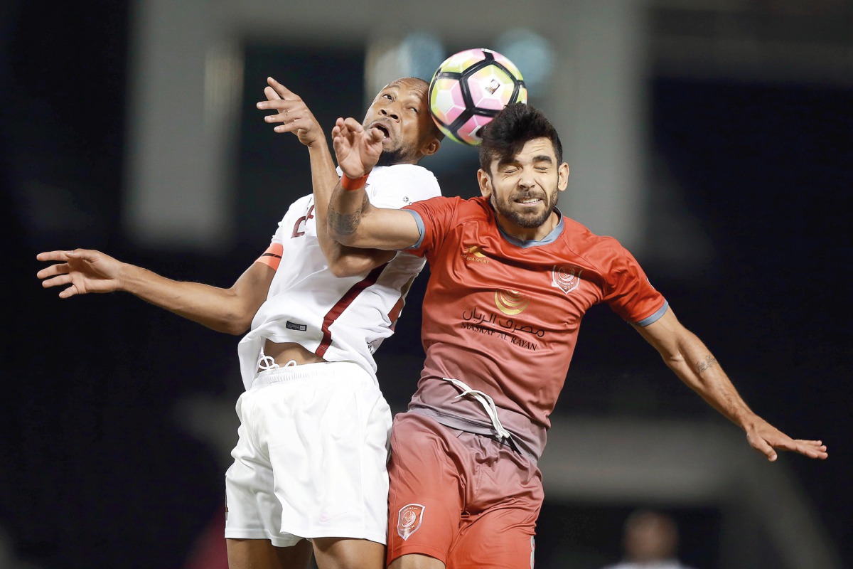 Action from the Qatar Cup semi-final match between El Jaish and Lekhwiya on Friday in Doha. El Jaish won 3-2 and will clash with Al Sadd in the final on Saturday.