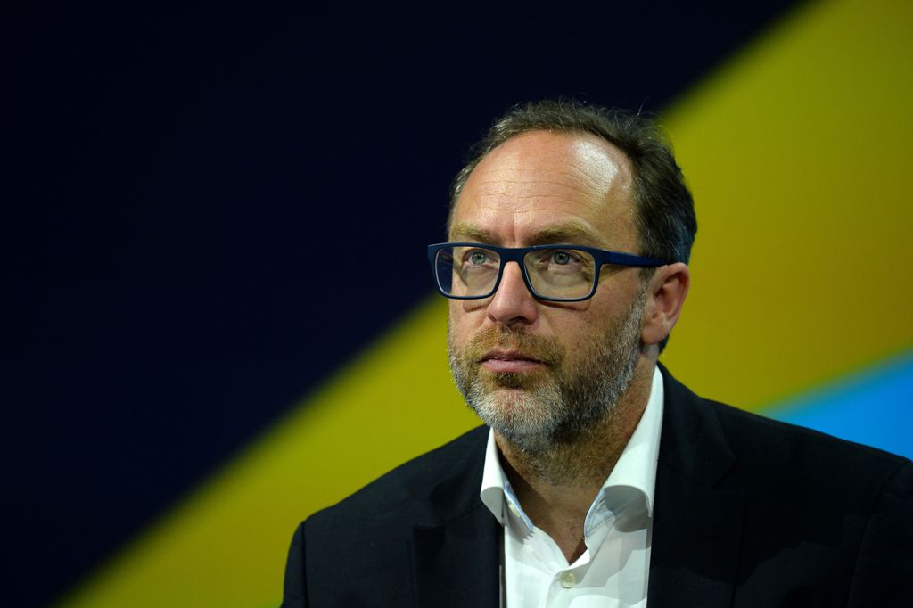 (FILES) This file photo taken on June 30, 2016 shows Jimmy Wales, co-founder and promoter of the online non-profit encyclopedia Wikipedia attends the Viva Technology event in Paris.   AFP / ERIC PIERMONT
