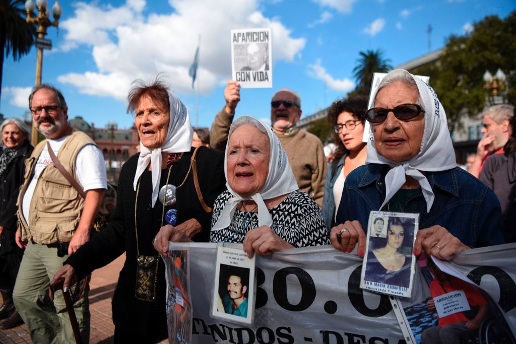 Members of the Argentine human rights group 