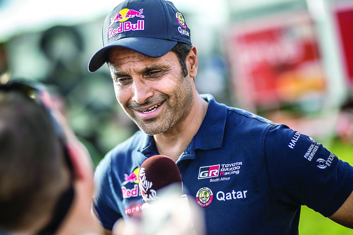 Qatari driver Nasser Saleh Al Attiyah 