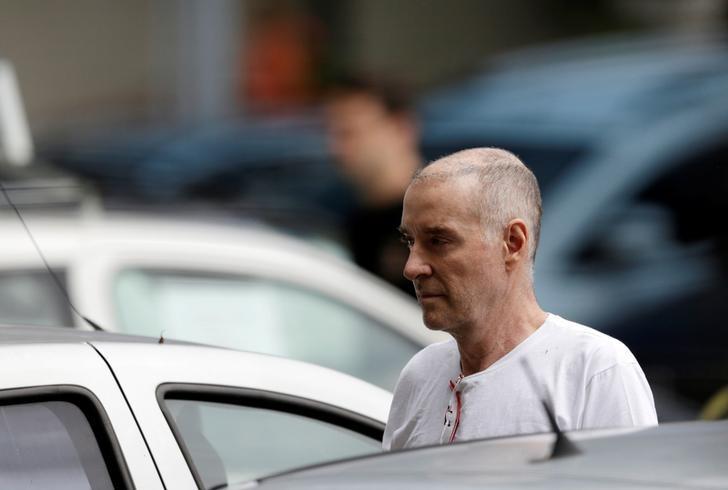 Former billionaire Eike Batista arrives at the Federal Police headquarters to give a testimony in Rio de Janeiro, Brazil, January 31, 2017. Reuters/Ueslei Marcelino