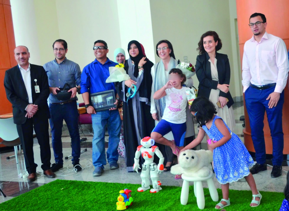 Children and parents at the event to commemorate the World Autism Awareness Month.