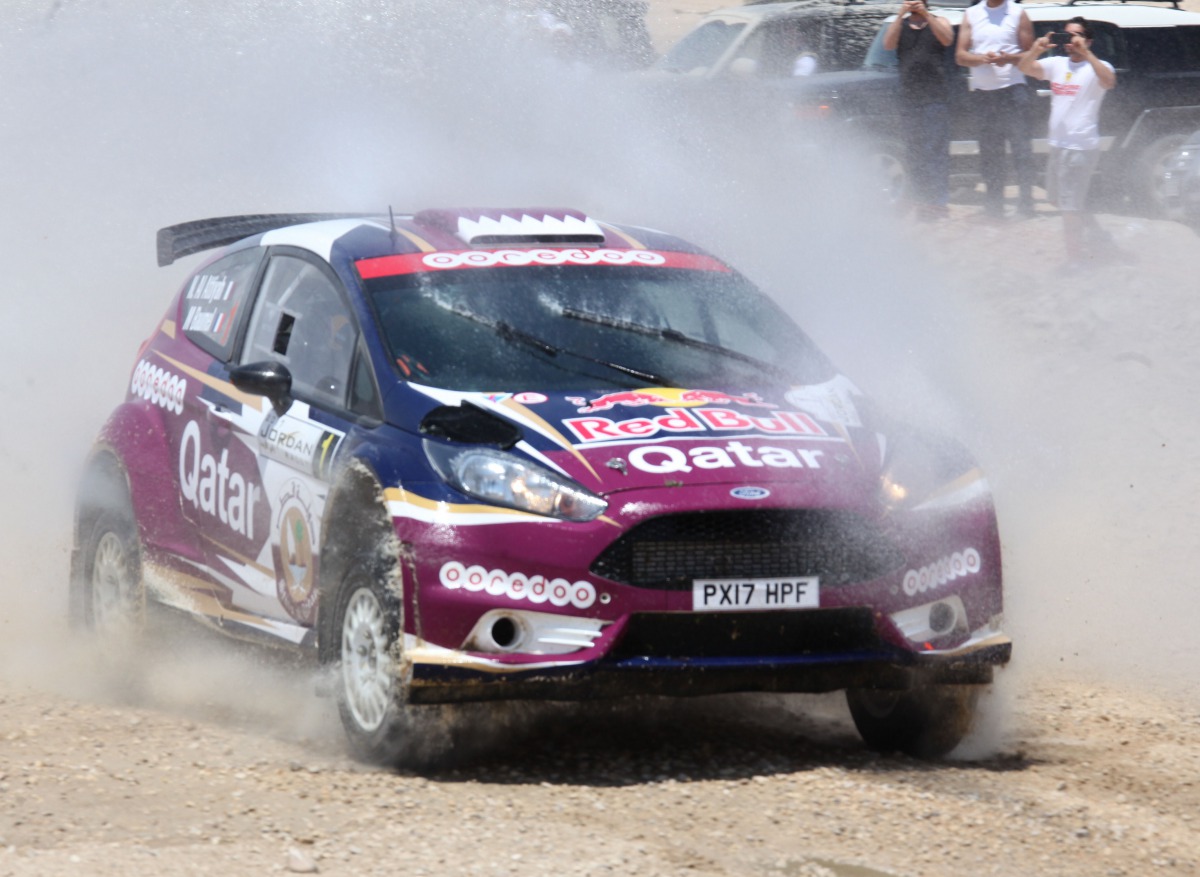 Qatar's Nasser Saleh Al Attiyah romped to an emphatic 11th victory in the Jordan Rally. 