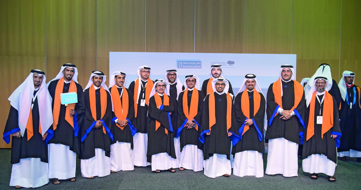 HEC Paris in Qatar graduates at the convocation ceremony. Among the graduates, are a number of entrepreneurs.
