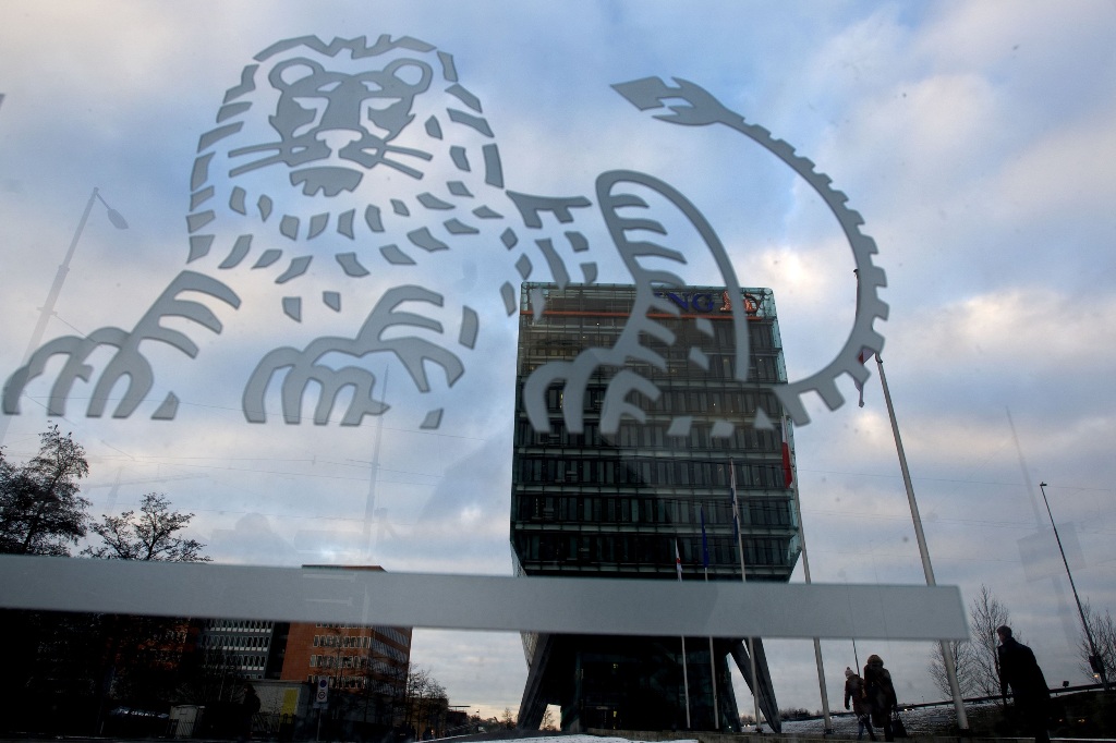 Dutch bank ING said its first quarter net profit fell 9.1 percent, but the drop was due to last year's sale of its stake in Dutch insurer NN. Photo: AFP / ANP.