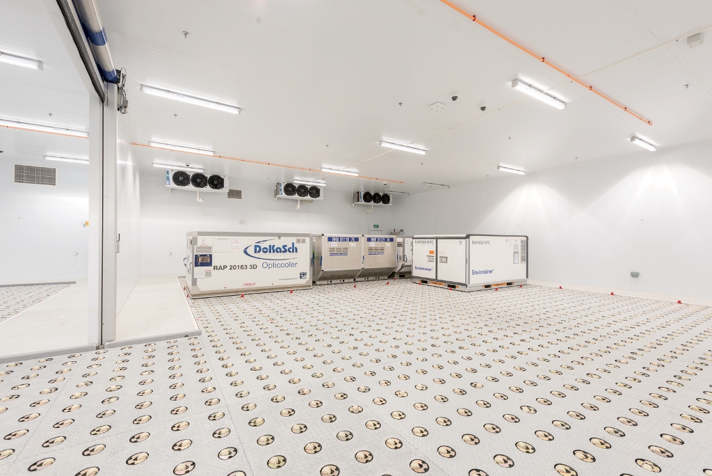 The Climate Control Centre, a new transit facility for temperature-controlled shipments at the Doha hub
