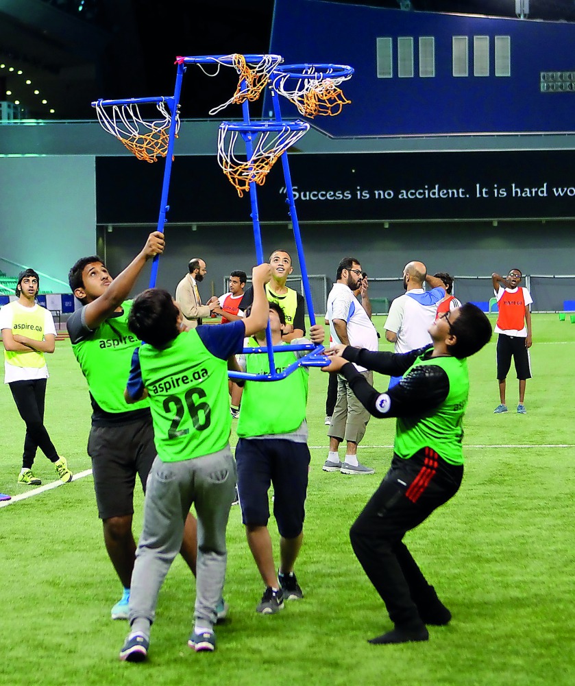 Aspire Academy’s Life Skills competition featured boys’ teams from local independent and private schools.