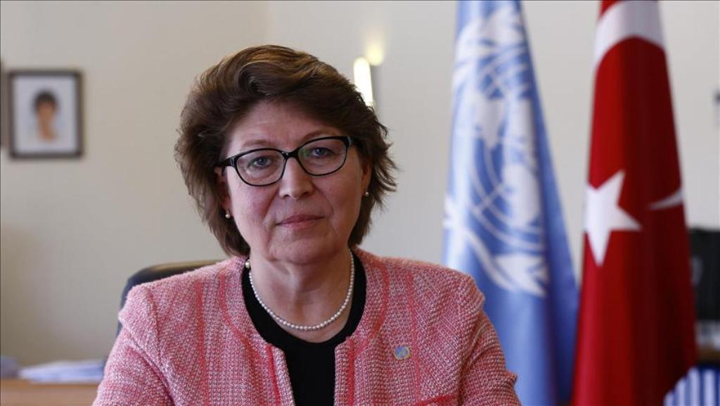 Irena Vojackova-Sollorano, UN resident coordinator and UN Development Programme resident representative for Turkey. / AA.