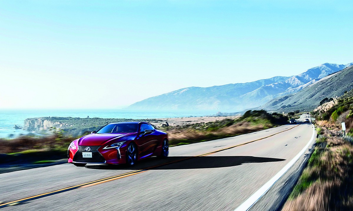 The all-new 2018 Lexus LC has an 'emotional' design. 