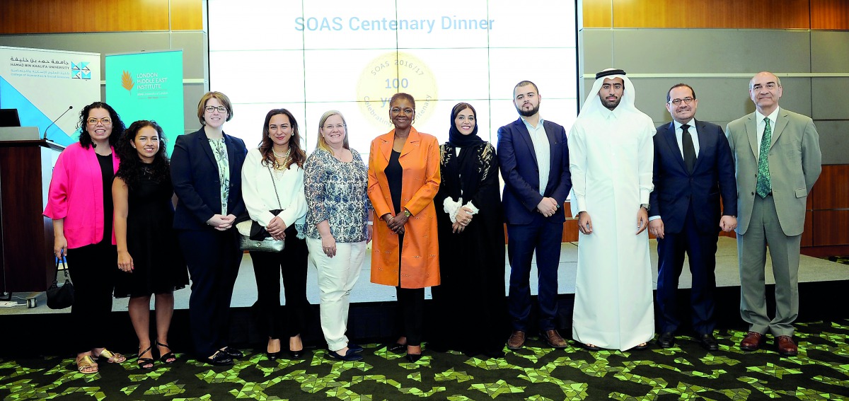 Participants of the School of Oriental and African Studies (SOAS) Centenary celebrations.