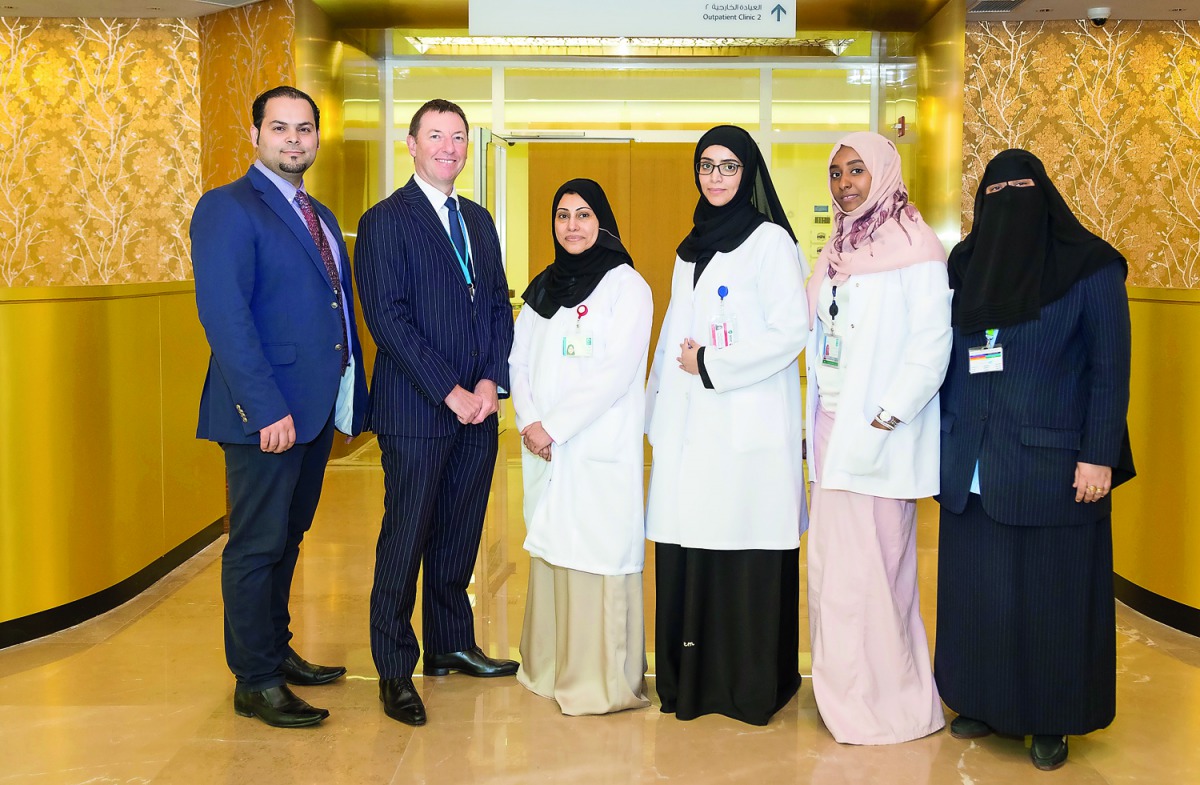Officials at HMC’s gynaecology-oncology and colposcopy clinics.