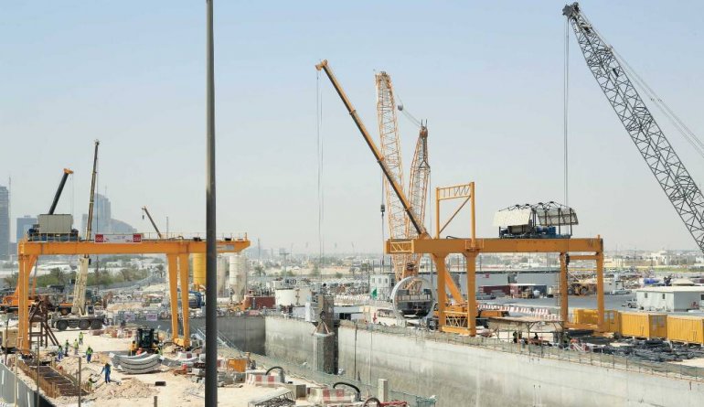 File picture of a construction site in Qatar used for representation. 