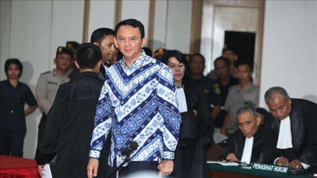 FILE PHOTO - Former governor of Indonesia’s capital Jakarta Basuki Tjahaja Purnama.