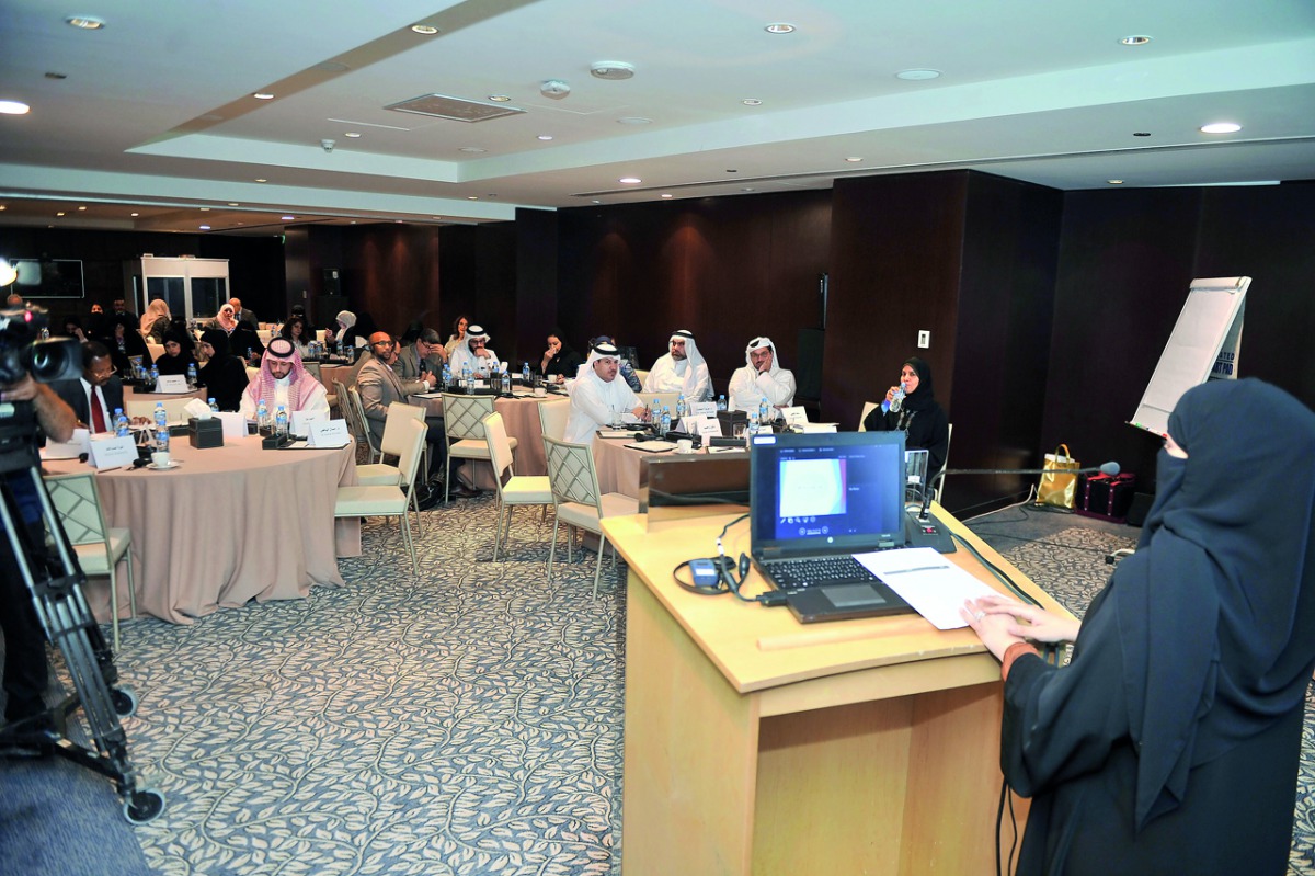 The first workshop on Education and Training Sector Strategy at the Shangri La Hotel yesterday. Pic: Baher Amin / The Peninsula
