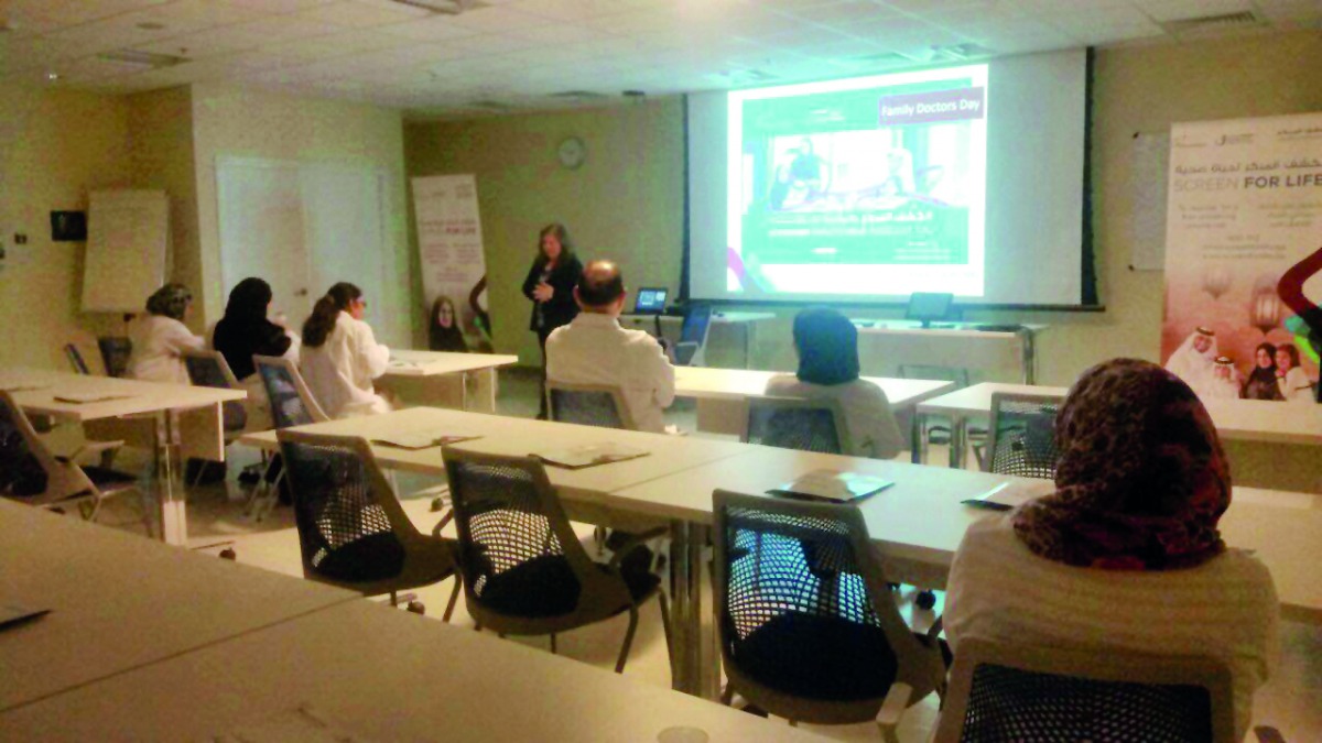Participants at the Screen For Life programme.
