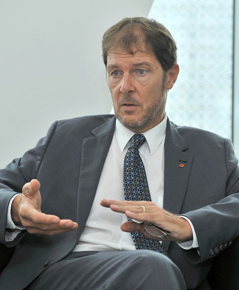 Ambassador of Canada to Qatar, Adrian Norfolk. Pic: Baher Amin/ The Peninsula