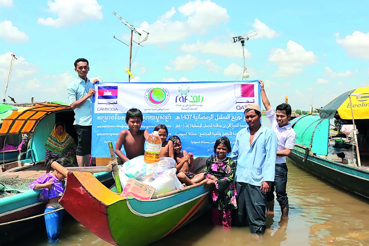 Iftar items in Cambodia.