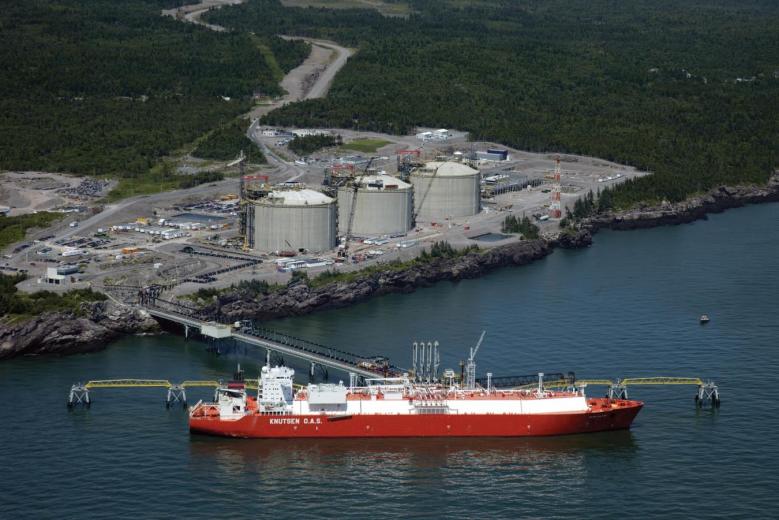The Canaport liquid natural gas (LNG) facility in Saint John, New Brunswick is seen in a 2010 handout photo. REUTERS/Repsol/Handout