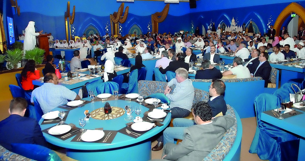 QIB employees at the Ghabga dinner.