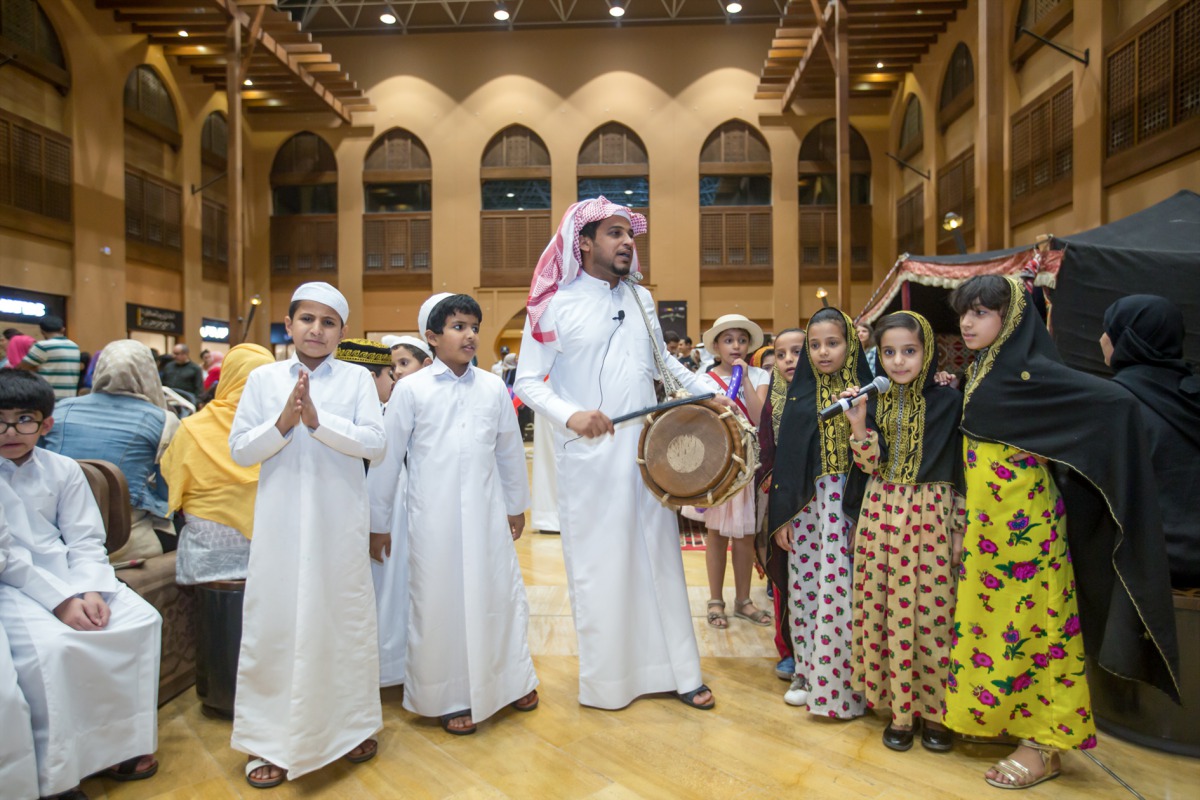 Children enjoy Garangao celebrations at The Pearl-Qatar.