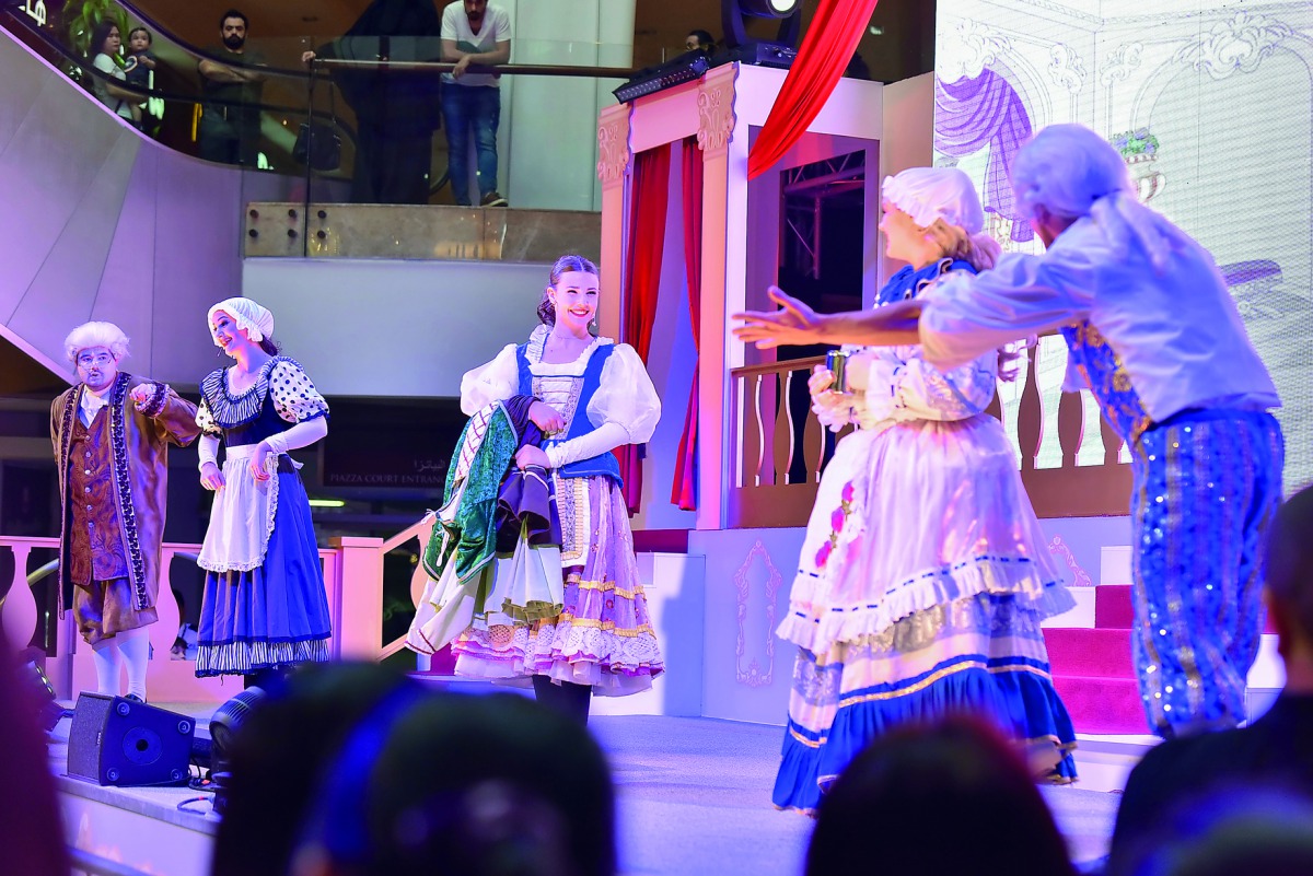 An entertainment event held at a shopping centre.