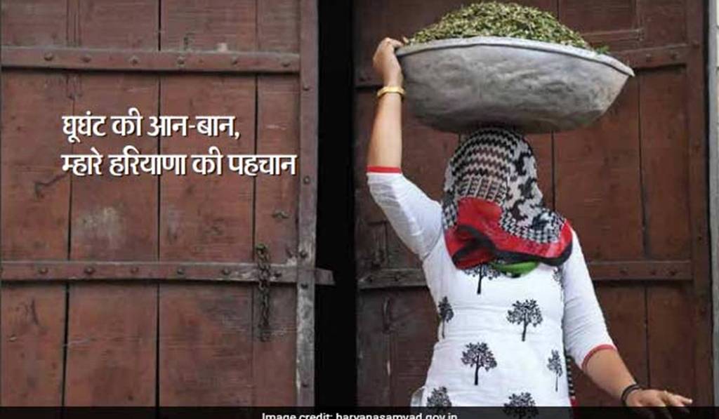 The advertisement that was published by the Haryana Government 