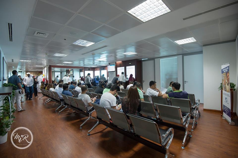 The new Philippine Overseas Labour Office (POLO) processing centre at Al Jazeera Tower in West Bay (Photo credit: Imelda Enrile)