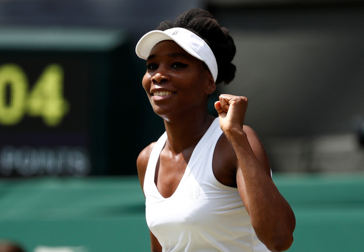   Venus Williams became the oldest Wimbledon finalist for 23 years yesterday as the American star ended Johanna Konta's history bid with a masterful 6-4, 6-2 win.